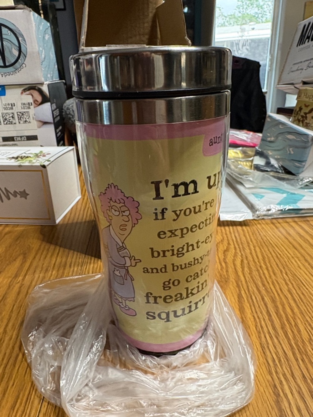 ⭐️6 for $25⭐️Aunty Acid Insulated Travel Tumbler